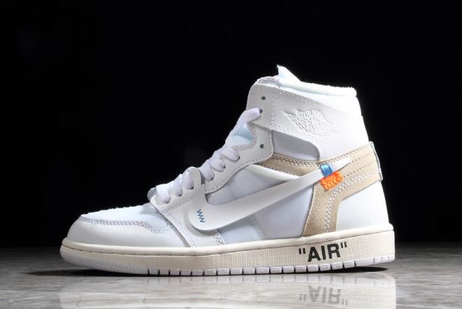 Air Jordan 1 x OFF-WHITE NRG White/White AQ0818-100