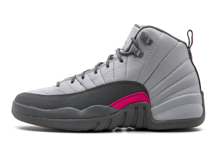 Air Jordan 12 Retro GG AJ12 Light Grey/Pink 510815-029