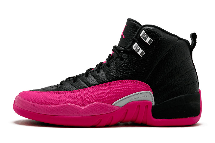 Air Jordan 12 Retro GG Black/Pink-Silver 510815-026