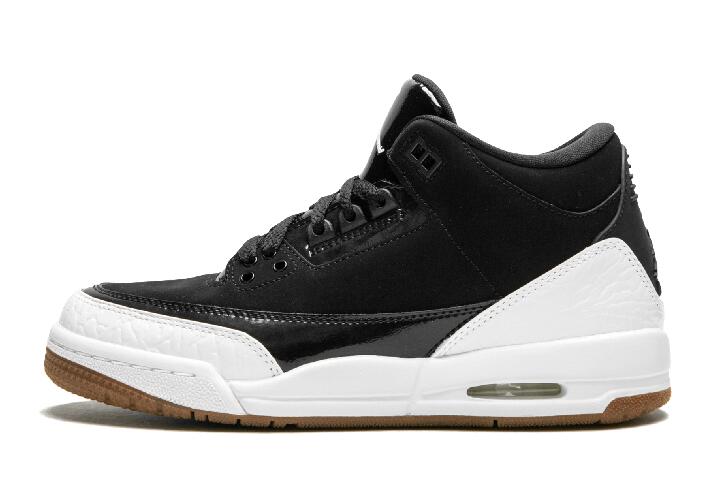 Air Jordan 3 Retro Black White Gum