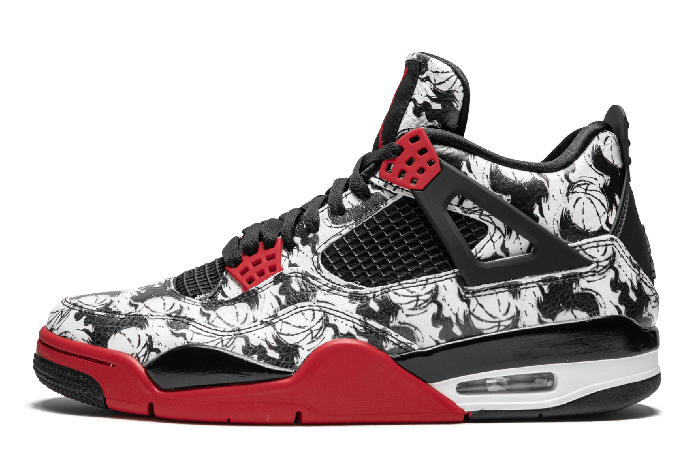 BQ0897-006 Air Jordan 4 Retro SNGL DY AJ4 Tattoo For Sale