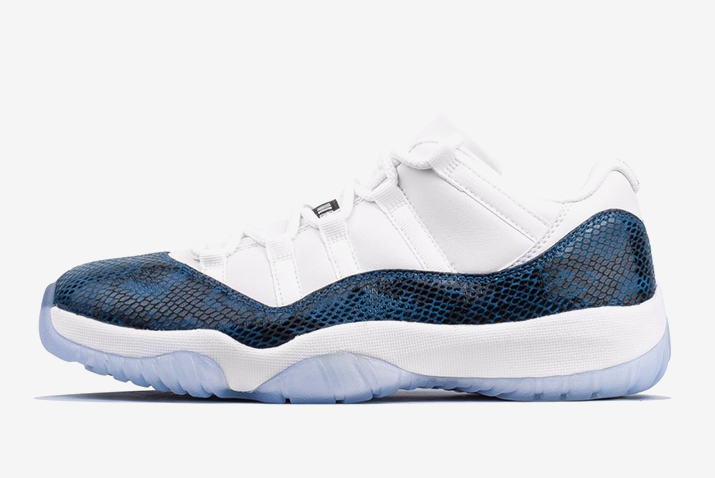 CD6846-102 Air Jordan 11 Retro Low AJ11 Navy Blue Snakeskin 2020 For Sale