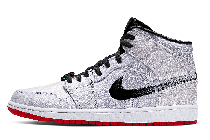 Cheap Air Jordan 1 Mid x Clot AJ1 Fearless CU2804-100 For Sale