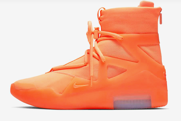 Cheap Nike Air Fear of God 1 FOG Orange Pulse