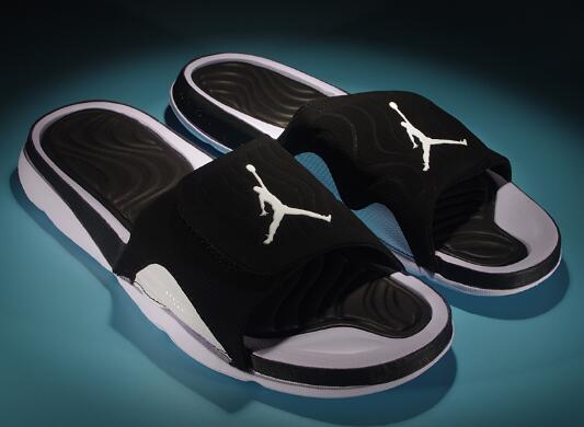 Jordan Hydro 4 Retro Black/White Sandals 705163-011 For Sale