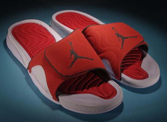 Jordan Hydro 4 Retro Gym Red/Grey-White Sandals 705163-116 For Sale