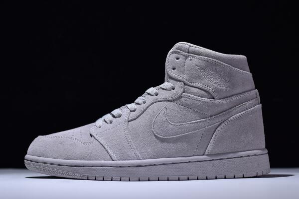 New Air Jordan 1 Retro High Wolf Grey Suede 332550-031