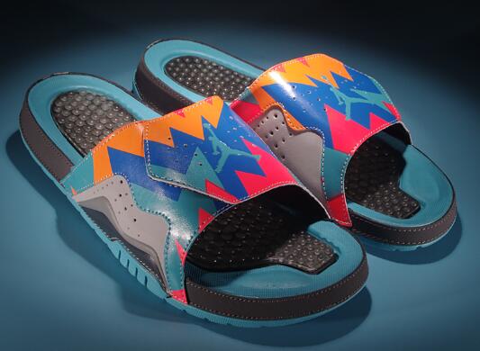 Jordan Hydro 7 Retro Black Blue Orange Pink Grey For Sale
