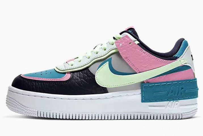 Nike Wmns Air Force 1 Shadow AF1 Multi-Color CK3172-001 For Sale
