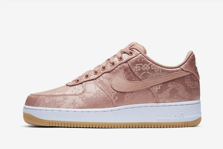 Shop Nike Air Force 1 x Clot Rose Gold CJ5290-600