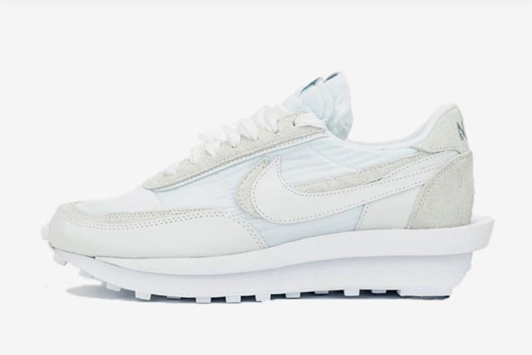 Shop Sacai x Nike LDV Waffle White Nylon