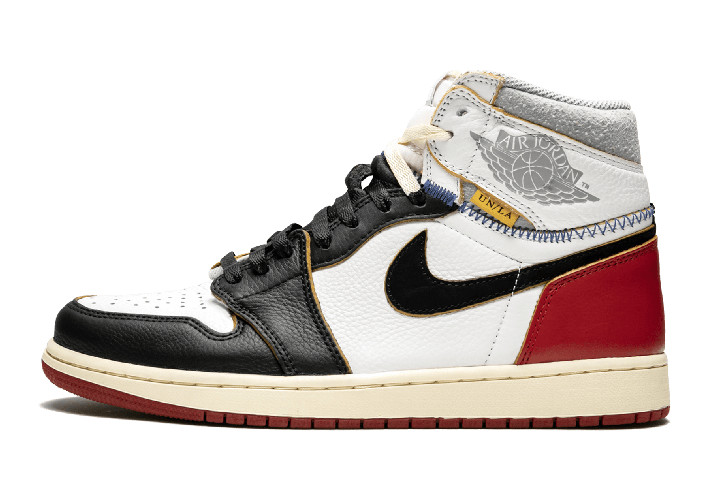 Union x Air Jordan 1 Retro High OG White/Varsity Red-Wolf Grey-Black BV1300-106